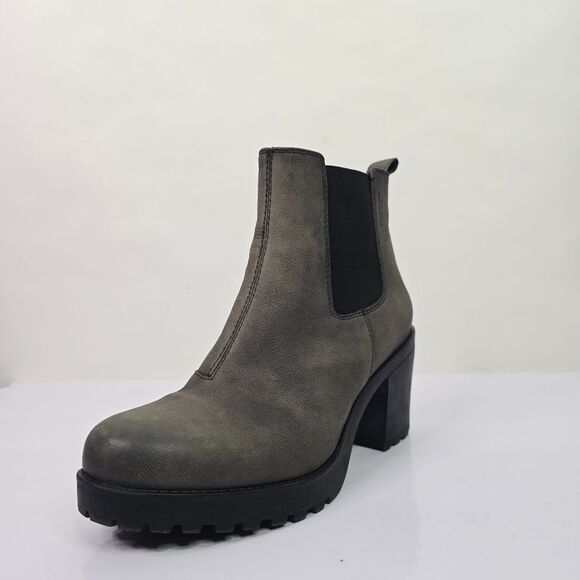 VAGABOND Shoemaker Gray Grace Platform Ankle Boots - Picture 3 of 13